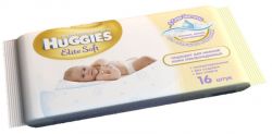 Хаггис салфетки детские влажные Elite Soft 16шт