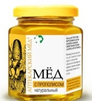 Мед аптекарский с прополисом 250г