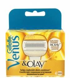 Джилет Venus&Olay кассеты 4шт