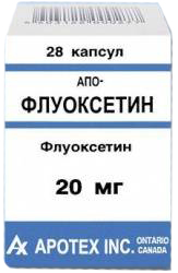 Апо-Флуоксетин 20мг №28 капсулы