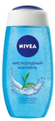 Нивея гель для душа Кислородный коктейль 250мл (84021)