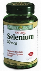 Нэйчес Баунти селен натуральный 50мкг №100 таблетки