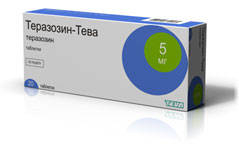 Теразозин-Тева 5мг №20 таблетки
