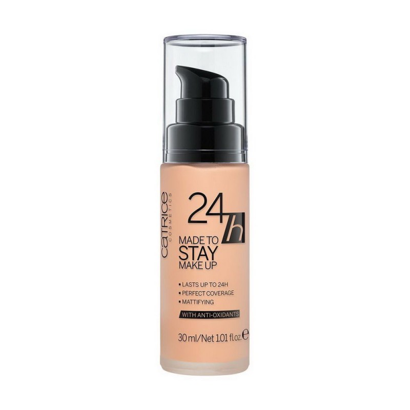 Основа тональная CATRICE 24h made to stay make up 015 Vanilla Beige ванил.-беж.