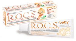 Рокс PRO Baby зубная паста детская от 0 до 3 лет нежный уход экстракт айвы 45г