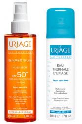 Урьяж БАРЬЕСАН SPF50+ сухое масло спрей 200мл+термальная вода 50мл