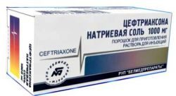 Цефотаксим порошок для раствора в/в и в/м 1г №40 флаконы