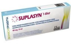 Суплазин-1-шот протез синовиальной жидкости 60мг/6мл шприц для внутрисуставного введения