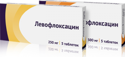 Левофлоксацин 250мг №10 табл