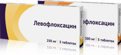 Левофлоксацин 250мг №10 табл