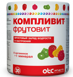Компливит Фрутовит №30 пастилки жевательные