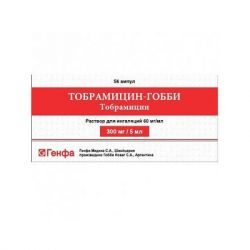 Тобрамицин-Гобби 60мг/мл 5мл №56 ампулы