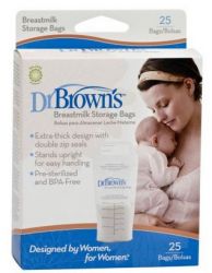 Доктор Браун пакеты для хранения грудного молока 180мл