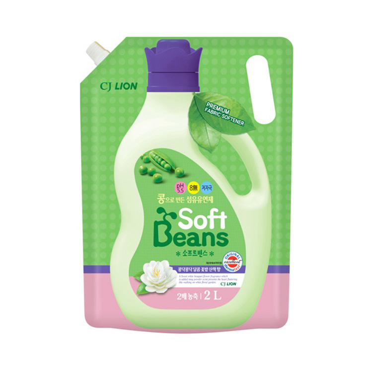 Кондиционер для белья CJ Lion с экстрактом зеленого гороха