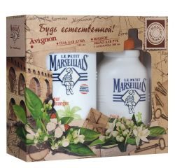 Ле Пти Марселье гель для душа цветок апельсинового дерева 250мл + жидкое мыло 300мл