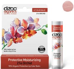 Дизао Органикс 90% органический оттеночный бальзам для губ 214 Орхидея