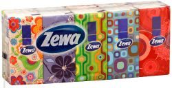 Зева платки носовые Дизайн бумажные 10х10шт