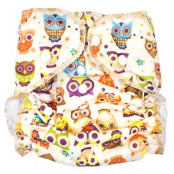 Глориес многоразовый подгузник для плавания Совы 3-18кг