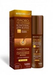 Натур мед луково-чесночный комплекс для волос сыворотка 100мл