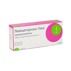 Левоцетиризин-Тева 5мг №14 таблетки