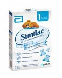 Симилак 1 смесь сухая молочная для детей 350г