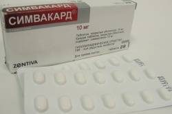 Симвакард 10мг №28 таблетки