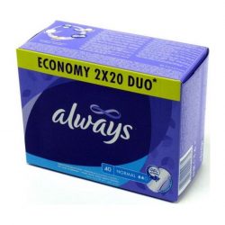 Прокладки гигиенические ежедневные Always normal duo 40шт