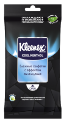 Клинекс салфетки влажные охлаждающие Cool Menthol 10шт