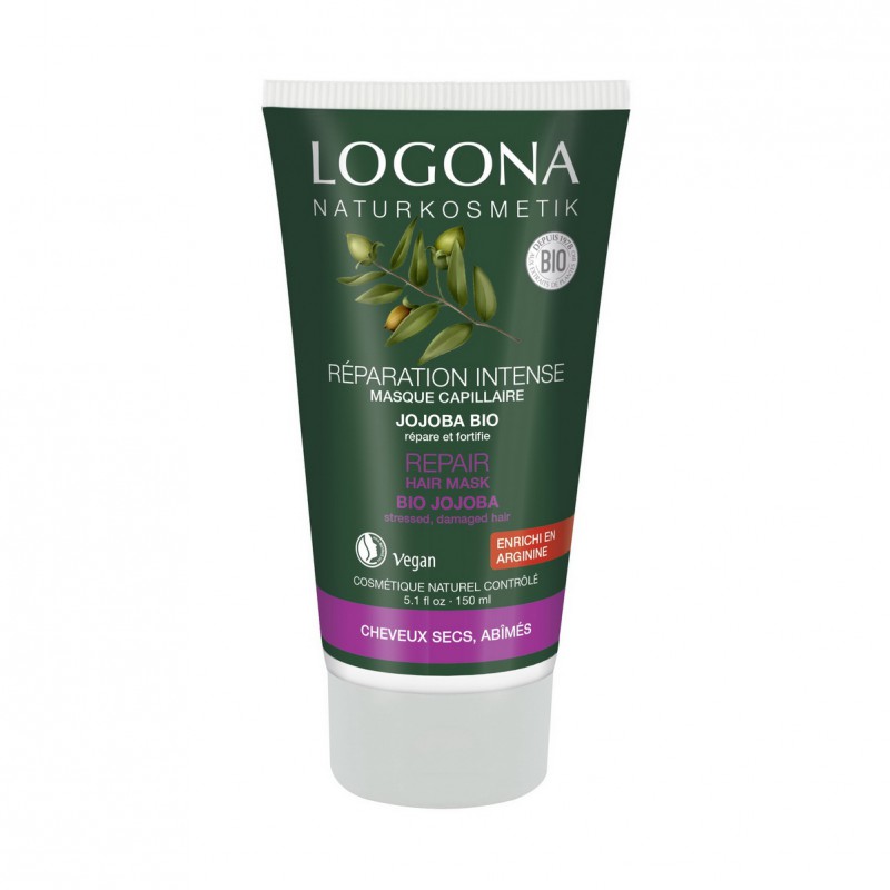 Восстанавливающий крем для волос Logona масло жожоба