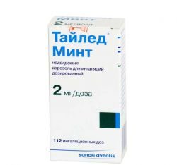 Тайлед минт 2мг/доза аэрозоль для ингаляций дозированный 112 доз