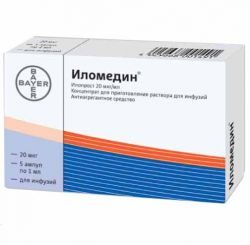 Иломедин концентрат для раствора 20мкг/мл 1мл №5 ампулы