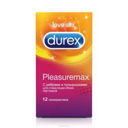 Презервативы Durex Pleasuremax С Ребрами И Пупырышками 12 Шт