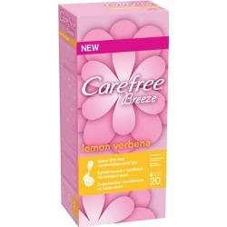 Кэфри прокладки ежедневные ароматизированные бриз лимон вербена 20шт