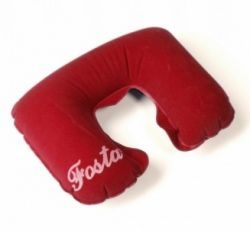 Фоста/Fosta F 8052 Подушка надувная с вырезом под голову (42*27.5) красная