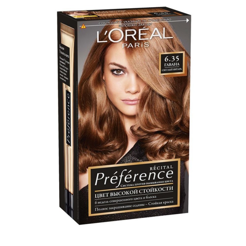 Loreal Preference Краска для волос тон 6.35 гавана 40мл