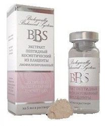 Плаценты экстракт пептидный косметический BBS лиофилизированный 5мл