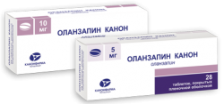 Оланзапин Канон 10мг №28 таблетки