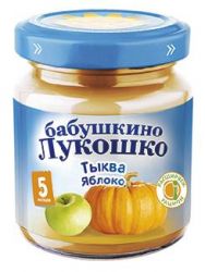 БАБУШКИНО ЛУКОШКО пюре тыква яблоко с 5 мес 100г