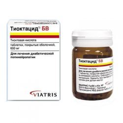 Тиоктацид БВ 600мг №100 таблетки
