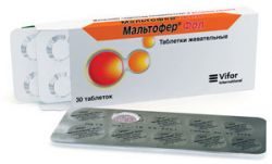 Мальтофер фол №30 таблетки жевательные