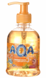 Аква Беби мыло жидкое для детей Янтарная лагуна 300мл