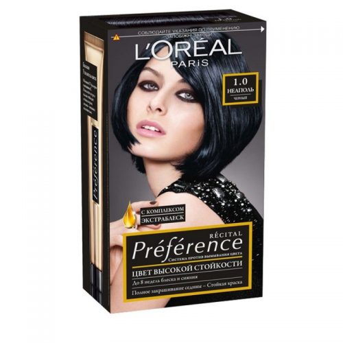Loreal Preference Краска для волос тон 1.0 неаполь черный 40мл