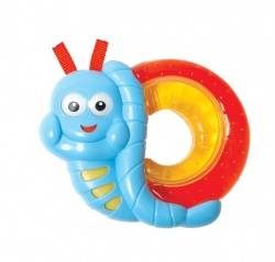 Мир детства погремушка-прорезыватель улитка 4мес+