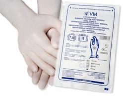 Перчатки vogt medical хирургические стерильные латексные опудренные р.7