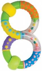 Мир детства погремушка-прорезыватель кренделек 4+