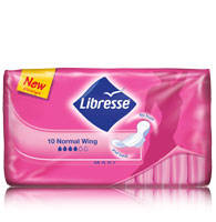 Либресс макси прокладки normal wing 10шт