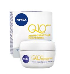 Нивея визаж Q10 Plus крем дневной против морщин 50мл (81287)