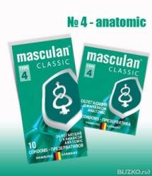 Маскулан Classic 4 Anatomic презервативы 10шт