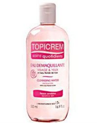 Топикрем жидкость для снятия макияжа с лица и глаз очищающая мягкая 500мл