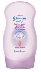 Джонсонс беби крем-гель для купания перед сном 250мл